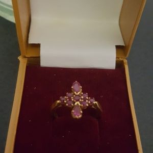 22 Karat real gold Ruby Ring